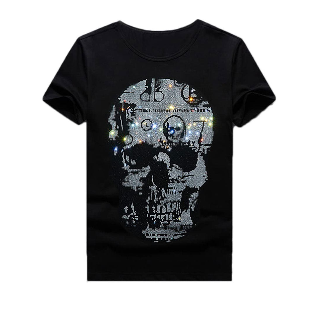 Gothic Limited Edition Skull Rhinestone T-shirt