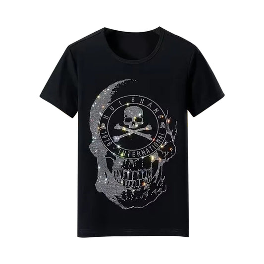 Pop Style Designer Rhinestone T-shirt