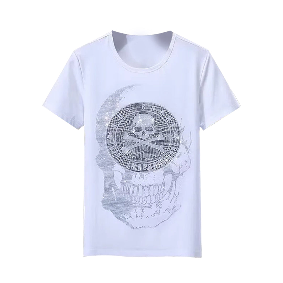 Pop Style Designer Rhinestone T-shirt