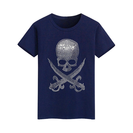 Punk Skull Hip Hop Rhinestone T-shirt
