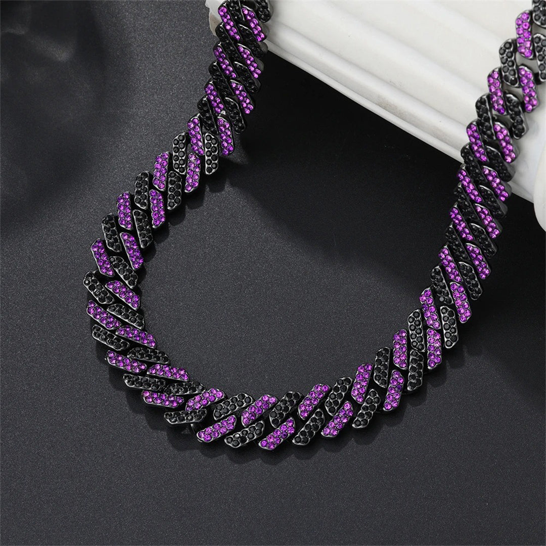 Rapper Drip in Style Iced Out Cuban Link Chain