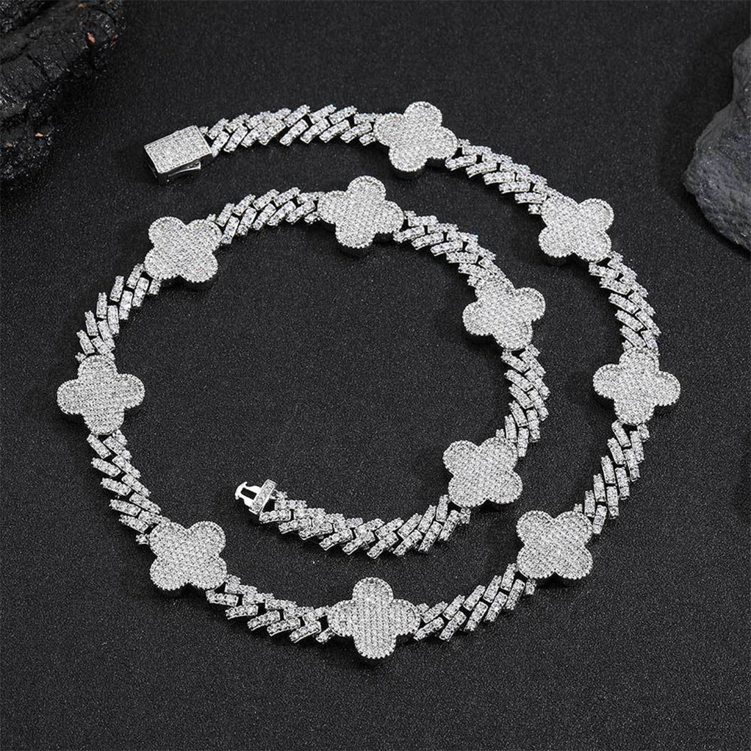 Iced Out Hip Hop Brass Bling Miami Cuban Chain