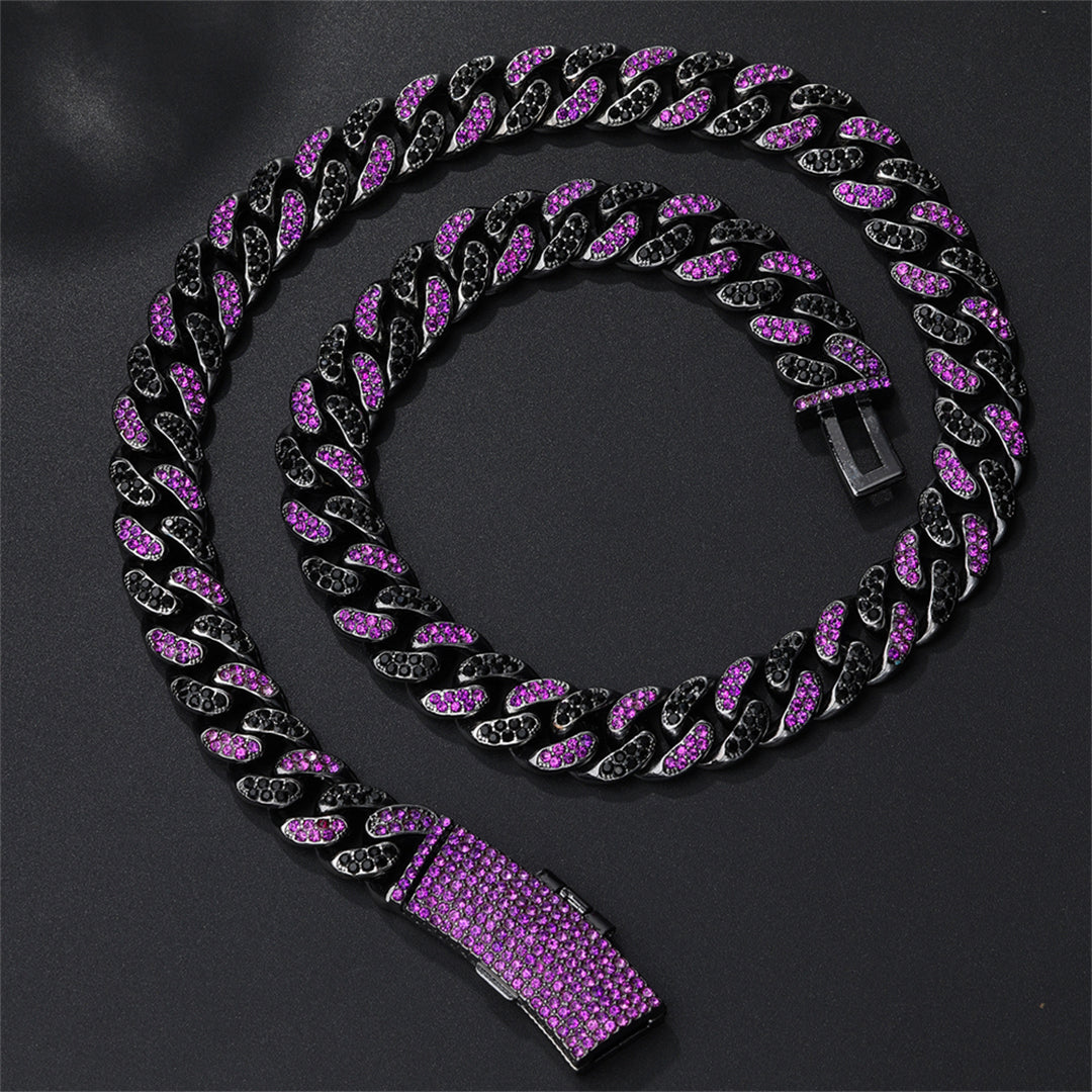 Rapper Charm Dual Shaded Cuban Chain