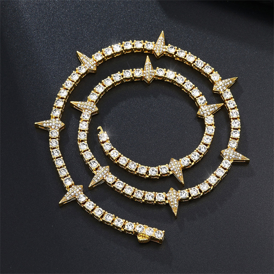 Punk Style Tennis Cuban Chain