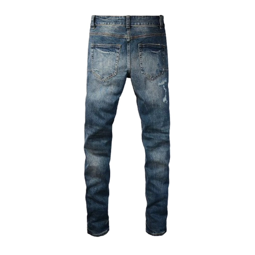 Men's Ripped Streetwear Denim Jeans