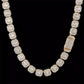 Iced Out Clustered Tennis Cuban Chain