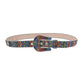 Black Cross Rhinestone Belt With Multi Studded Belt