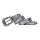 Skull Buckle Shiny Silver Strap With Silver Studded Rhinestone Belt