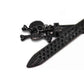Metal Skull Buckle Black Strap With Black Studded Rhinestone Belt