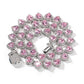 Heart Shape Bling Cuban Link Chain