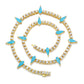 Iced Out Dropwater Shape Bling Rhinestone Chain