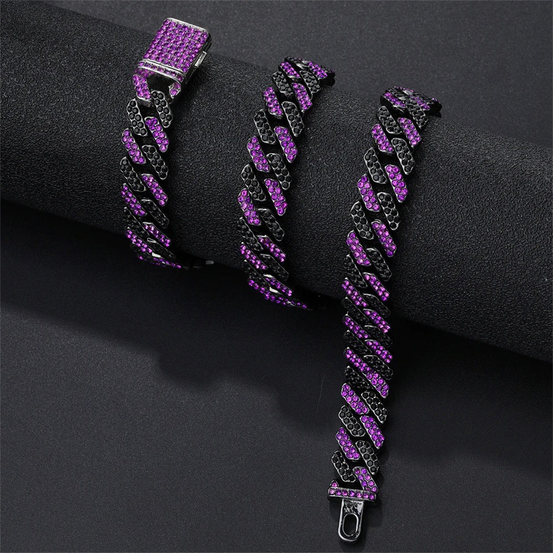 Rapper Drip in Style Iced Out Cuban Link Chain