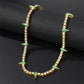 Iced Out Dropwater Shape Bling Rhinestone Chain