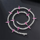 Iced Out Crystal Stones Cuban Chain