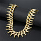 Hip Hop Iced Out Thorns Cuban Link Chain